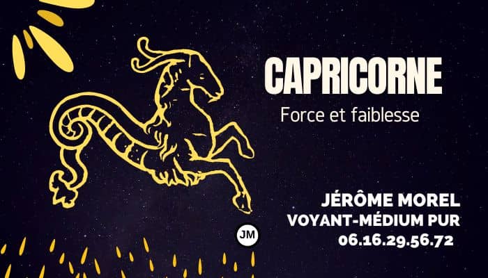 Signe du zodiaque capricorne avec jérôme Morel voyant