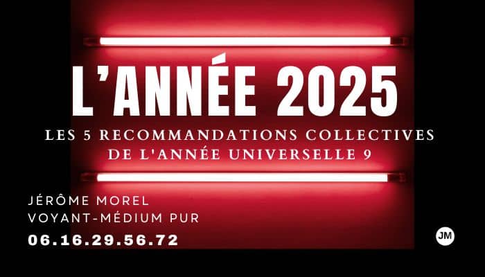année 2025 en numérologie les 5 recommandations collectives